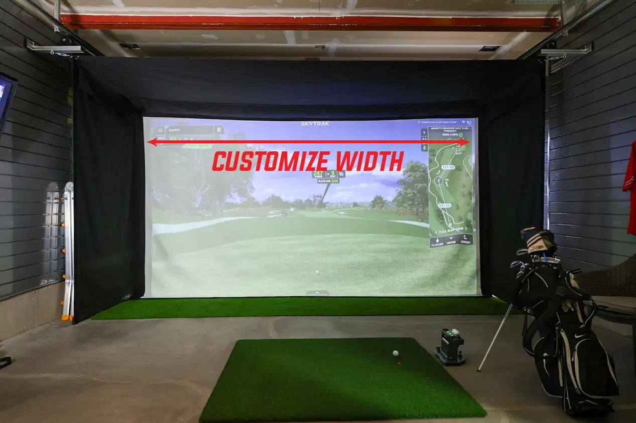 The SportScreen Vanish Series Retractable Golf Enclosure
