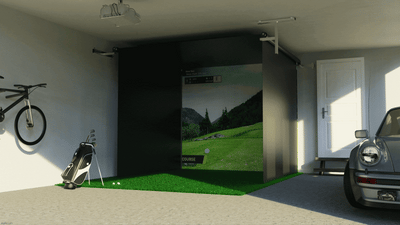 The SportScreen Vanish Series Retractable Golf Enclosure