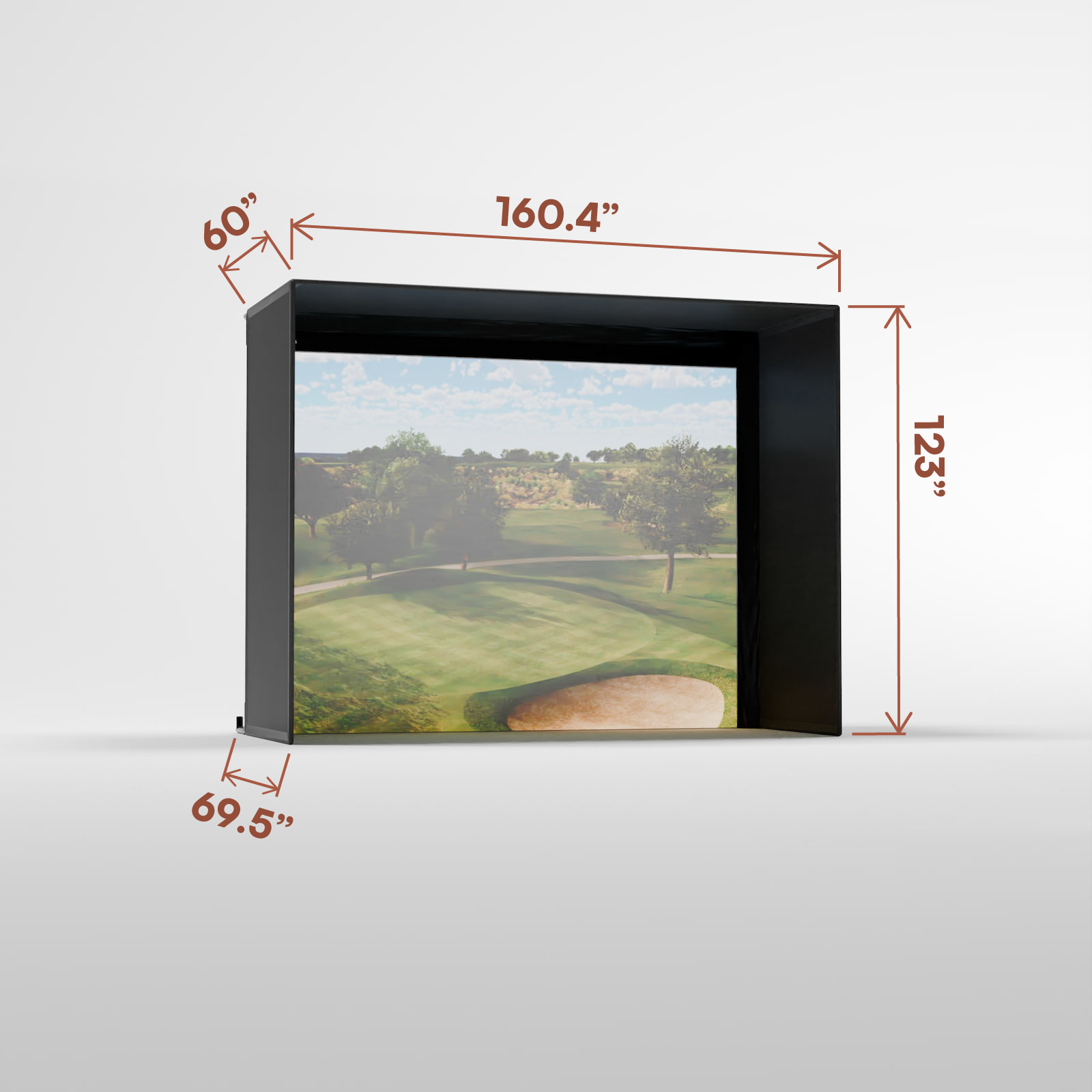 PRO 10' x 13' Enclosure with Impact Screen (5' Depth)