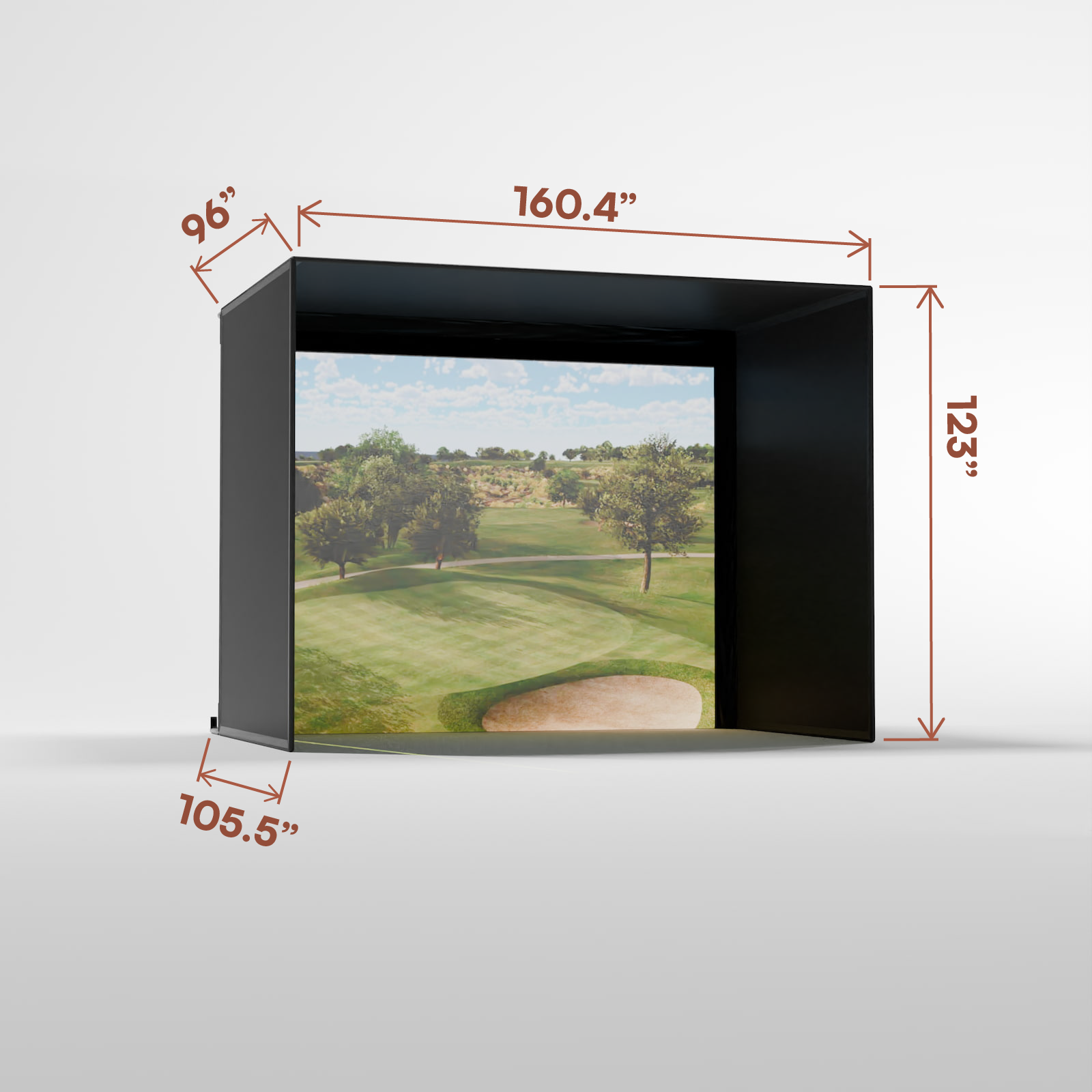 PRO 10' x 13' Enclosure with Impact Screen (8' Depth)