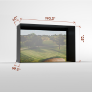 PRO 10' x 15.5' Enclosure with Impact Screen (5' Depth)