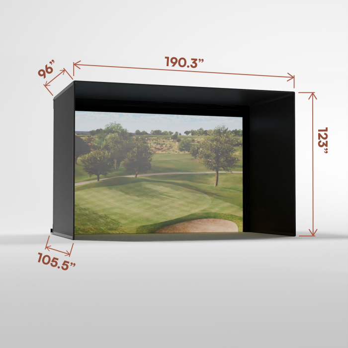 PRO 10' x 15.5' Enclosure with Impact Screen (8' Depth)