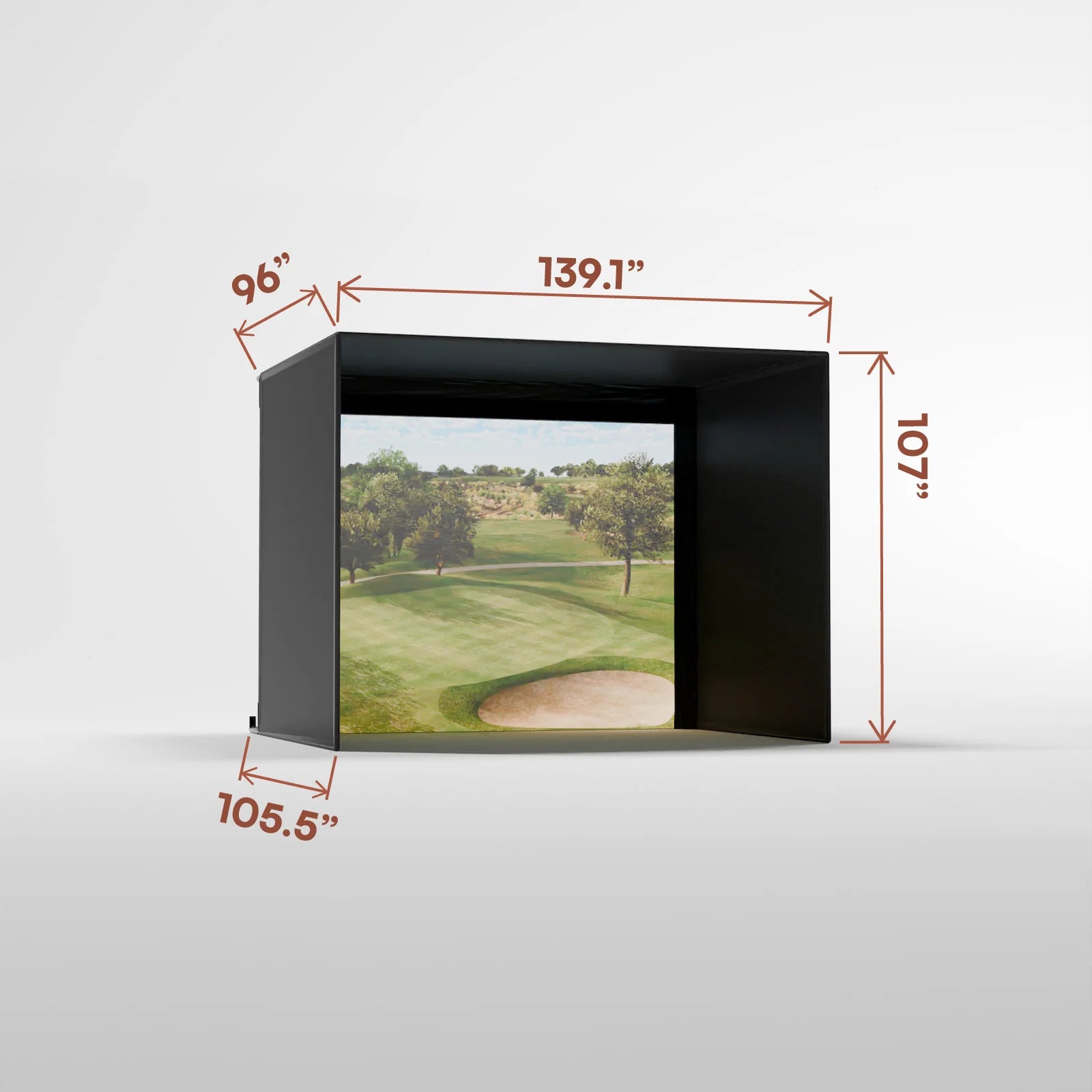 PRO 8.5' x 11' Enclosure with Impact Screen (8' Depth)