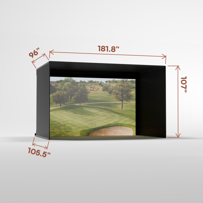 PRO 8.5' x 14.5' Enclosure with Impact Screen (8' Depth)