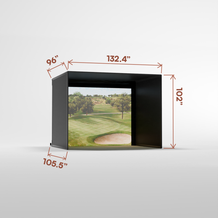 PRO 8' x 10.5' Enclosure with Impact Screen (8' Depth)
